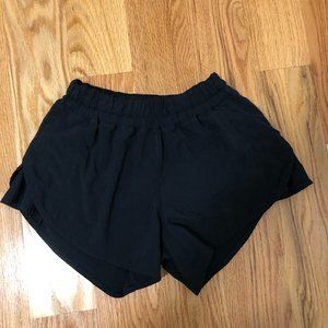 Black lululemon shorts